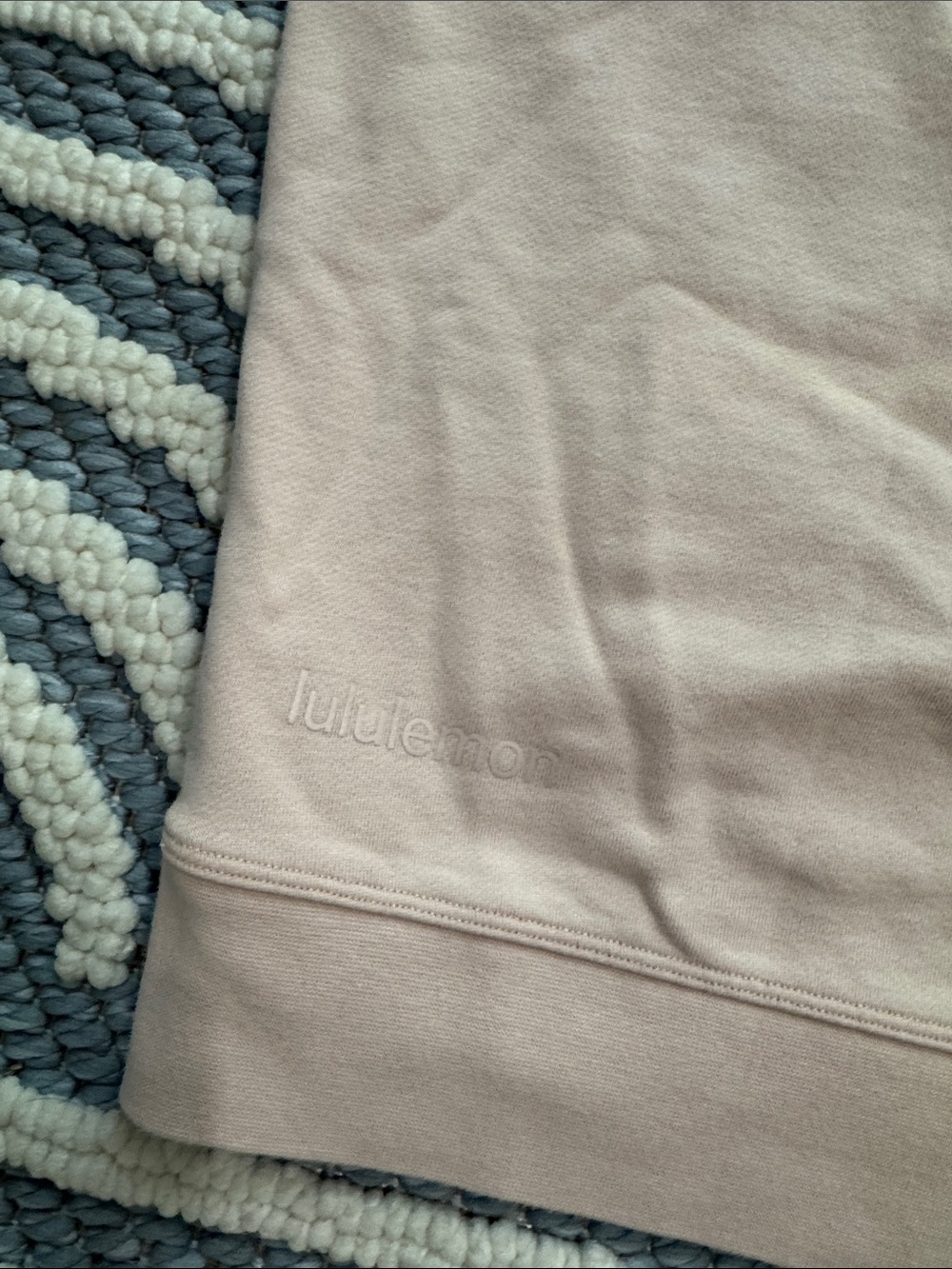 Lululemon Perfectly Oversized Crew Sweatshirt Pink Blush Size 10 - Picture 3 of 3